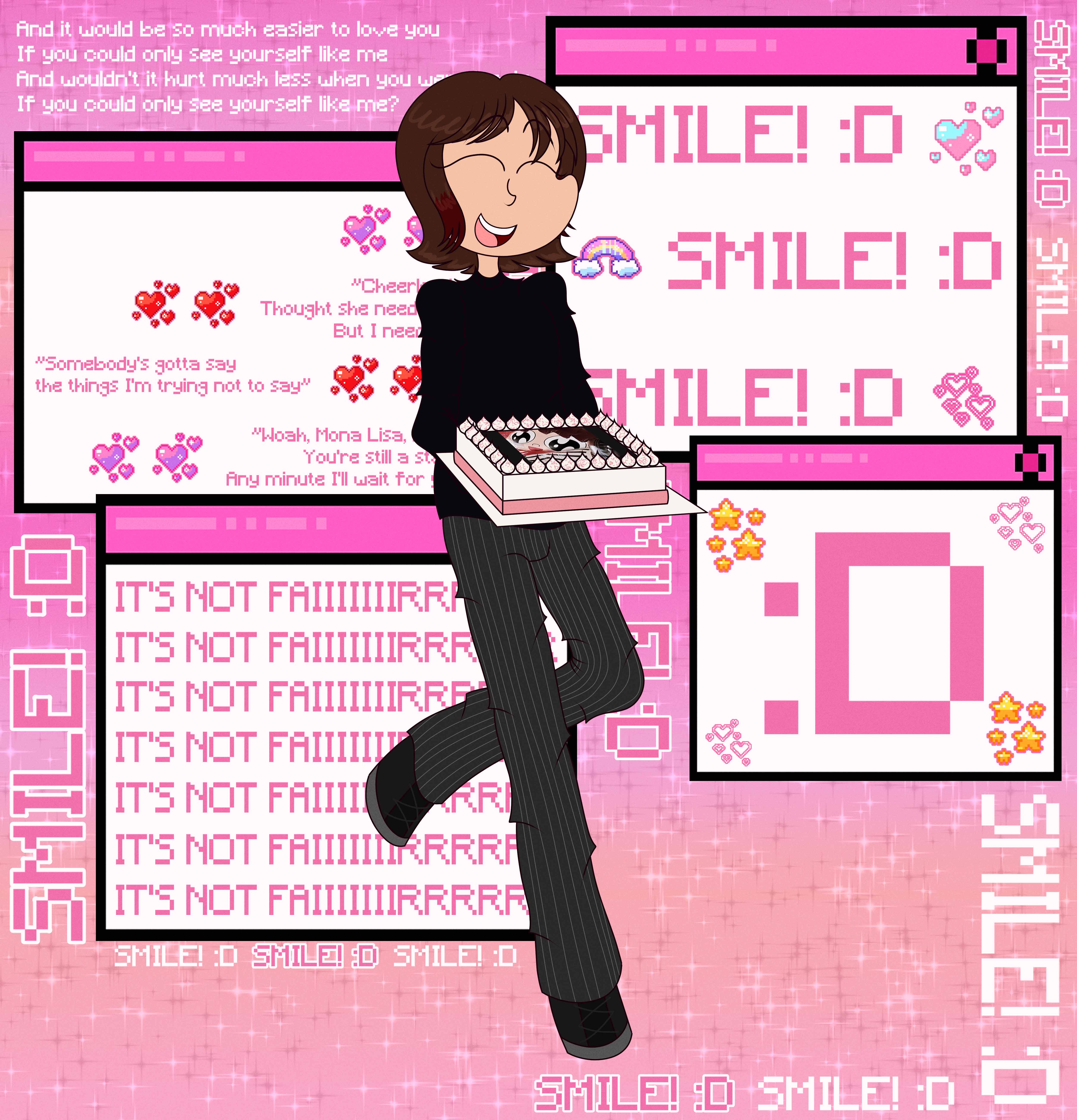 SMILE! :D release day fan art