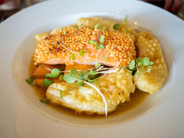 crusted salmon