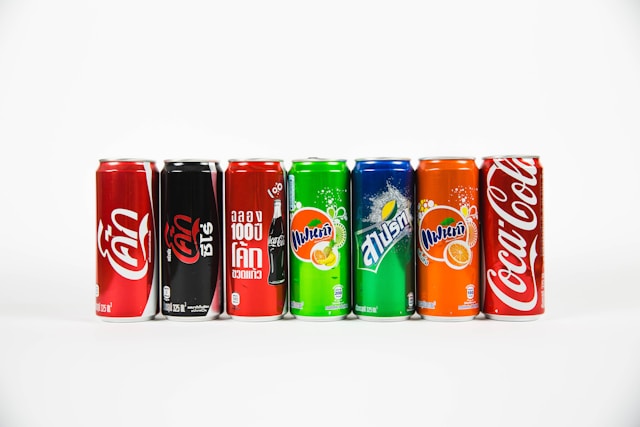soda cans